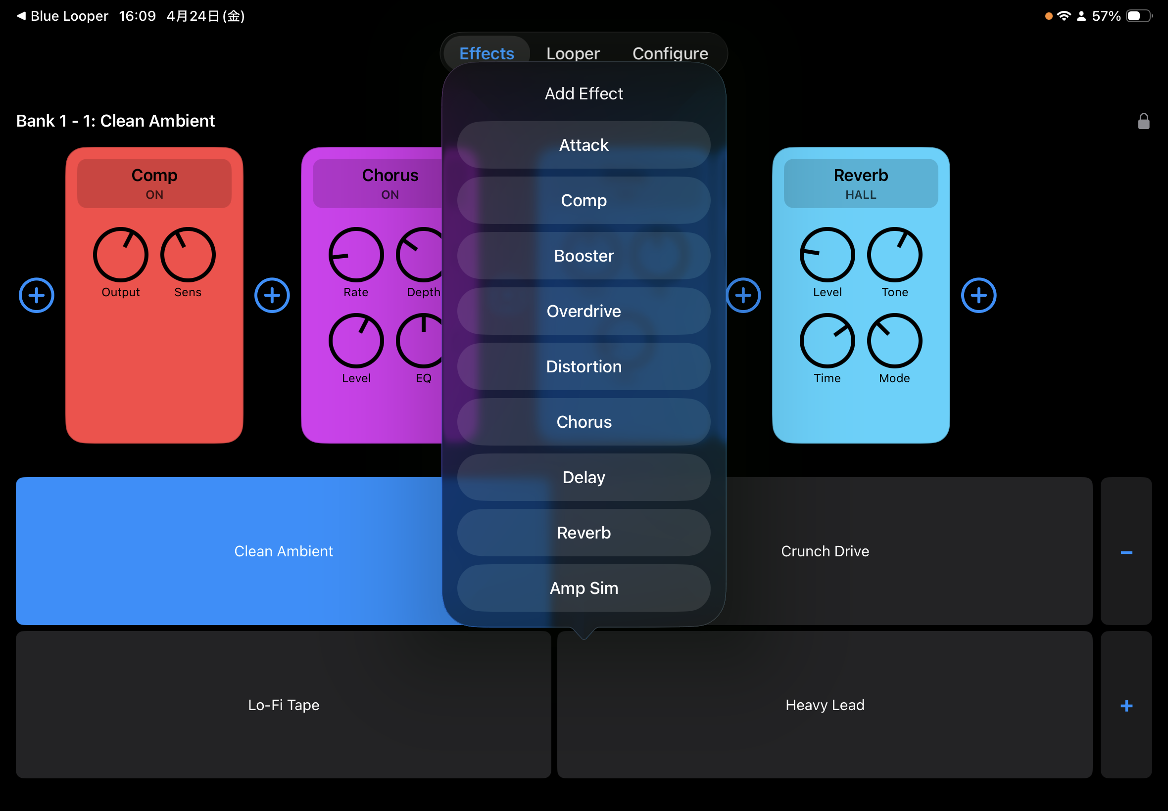 iPad – Add Effect